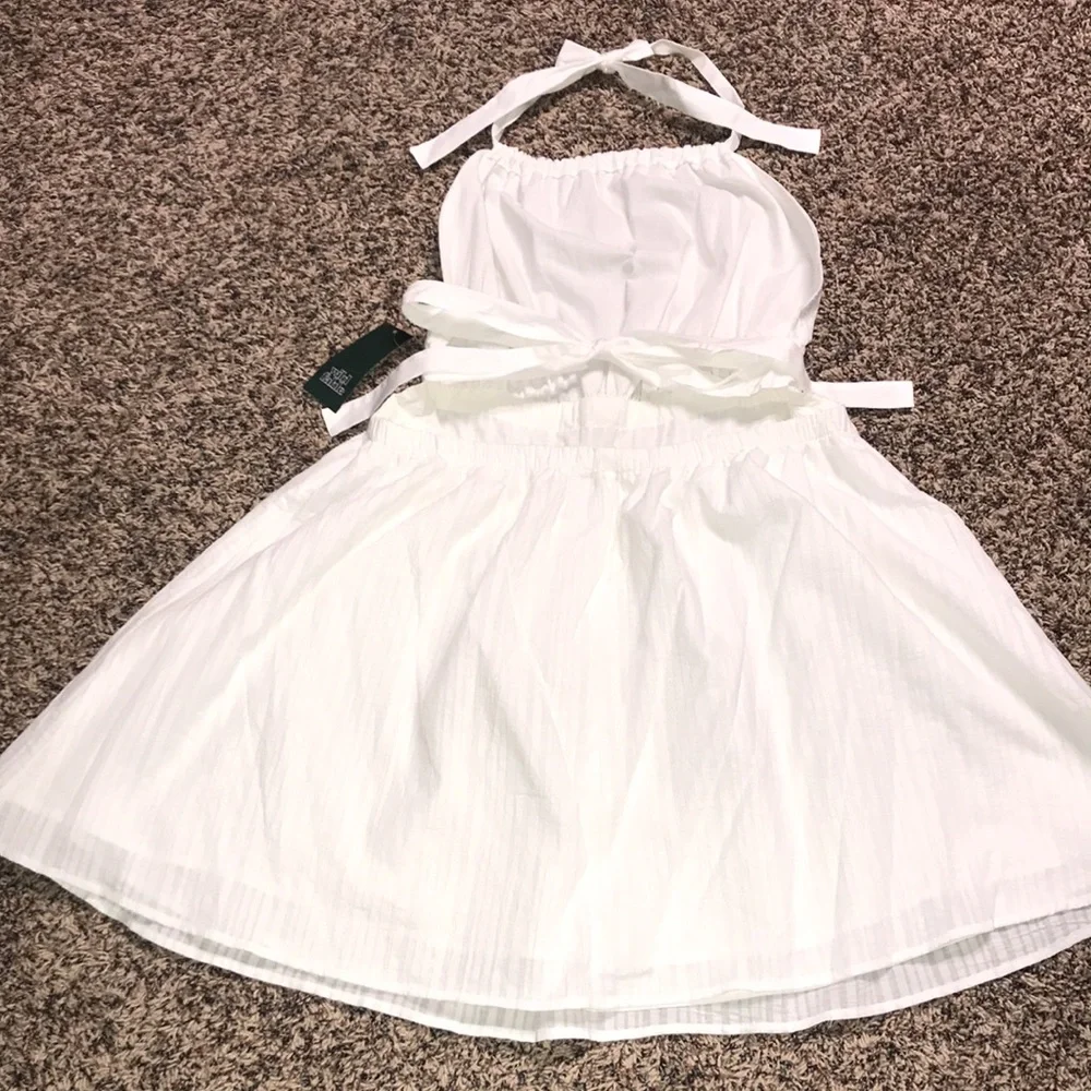 WILD FABLE 🐠 White Ruffle Mini Sun Dress | NWT - Picture 5 of 7